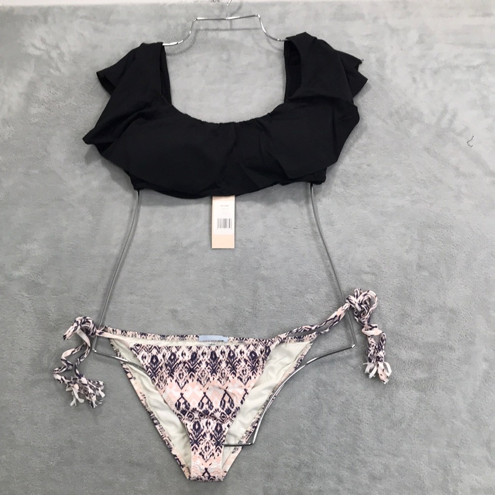 Eberjey Margarita Top & Rumba String Bikini Bottom Set Size M